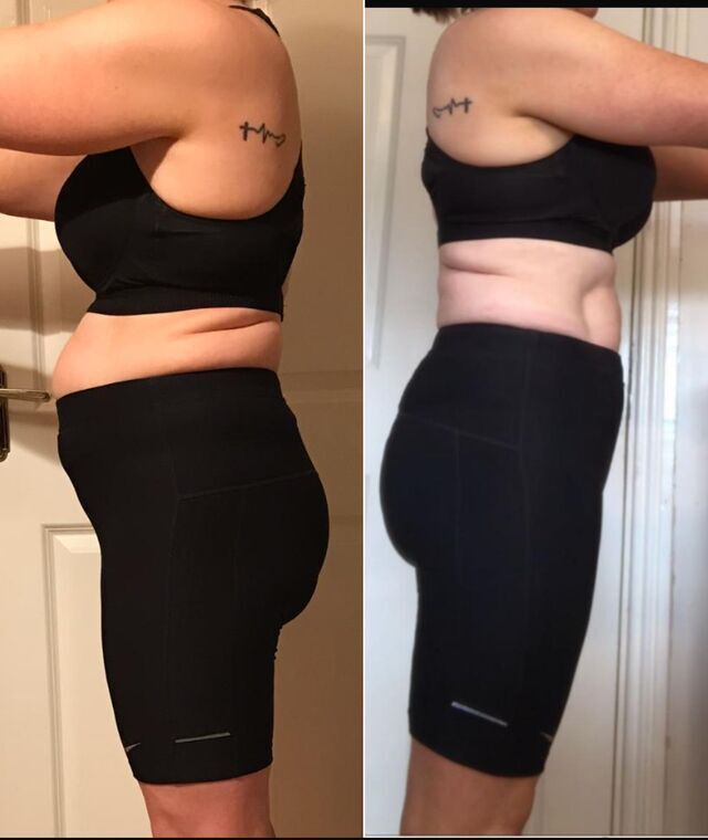 LLYTP challenger before and after - 4.2kg down