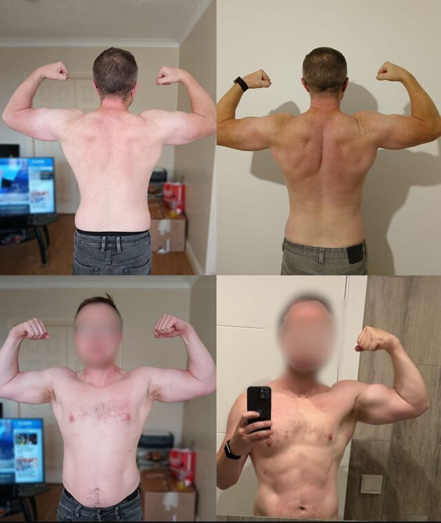 LLYTP challenger before and after - 6kg down