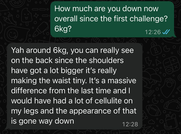 Client testimonial
