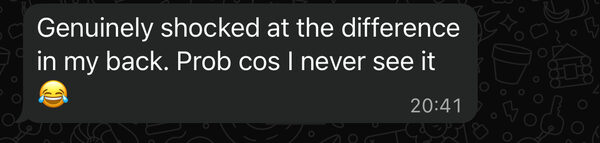 Client testimonial