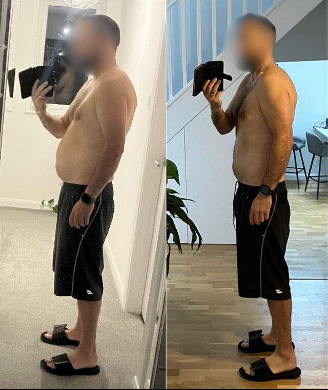 LLYTP challenger before and after side view